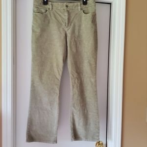Excellent condition Sonoma Boot Cut tan Corduroy pants - Size 12